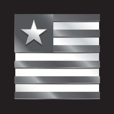 American flag vector iconのイラスト素材