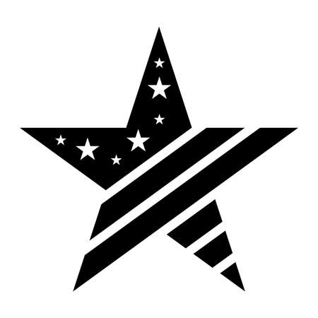 America star vector iconのイラスト素材