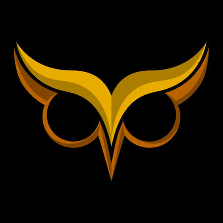 Owl vector cartoonのイラスト素材