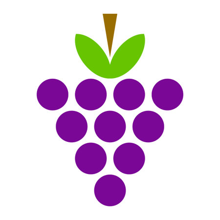 Bunch of Grapes Fruit Food Healthy Snackのイラスト素材