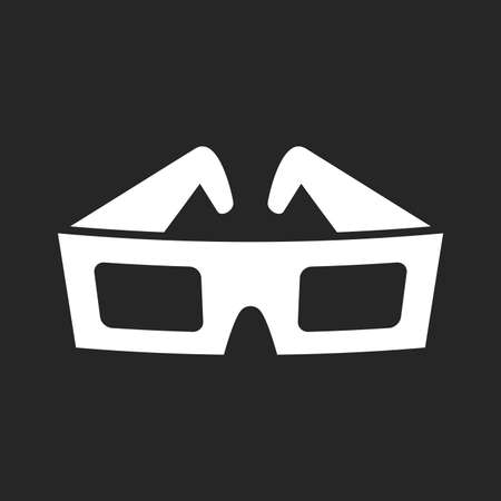 3D Movie Glassesのイラスト素材