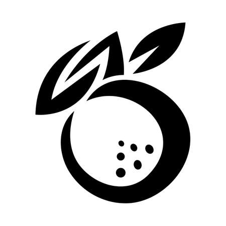 Orange fruit illustrationのイラスト素材