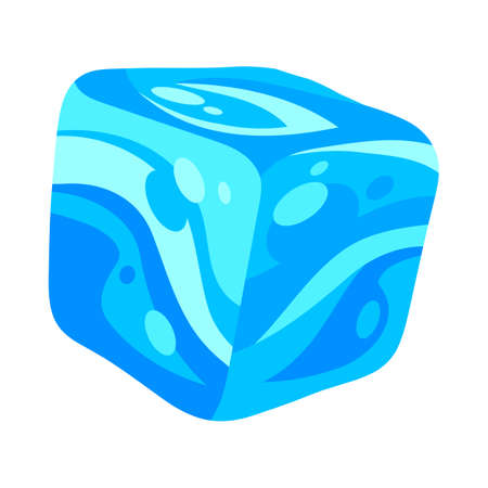 Frozen ice cubeのイラスト素材