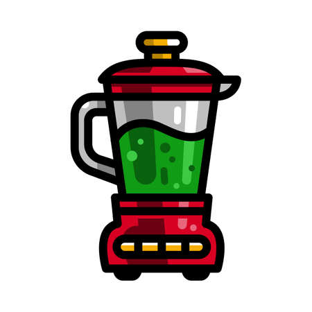 Food Processor Blenderのイラスト素材