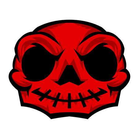 Skull graphicのイラスト素材