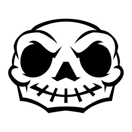 Skull graphicのイラスト素材