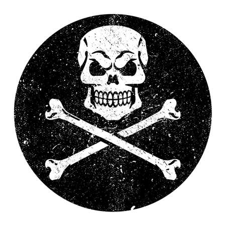 Skull graphicのイラスト素材