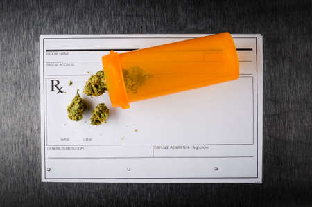 a prescription for medical marijuanaの写真素材