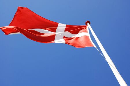 Danish flagの写真素材