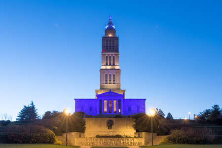 The George Washington Masonic National Memorial in Alexandria VA, USA.のeditorial素材