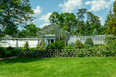 Montclair,NJ - USA - May 29, 2022 View of the Van Vleck House, built in 1916 by Joseph Van Vleck Jr. as a Mediterranean villa. Now a non-profit community resource in Montclair in Essex County.のeditorial素材