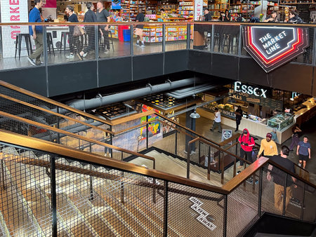 New York, NY - US - Sept 17, 2023  Essex Street Market,  New York City's most historic public...