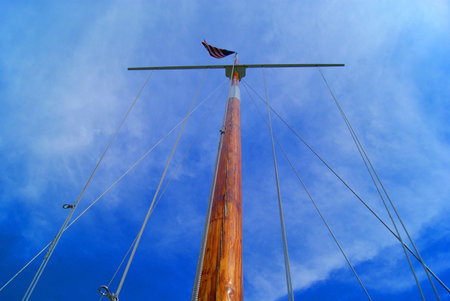 Tall Ship Mastの写真素材