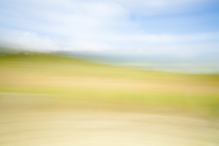 Landscape in motion blur の写真素材