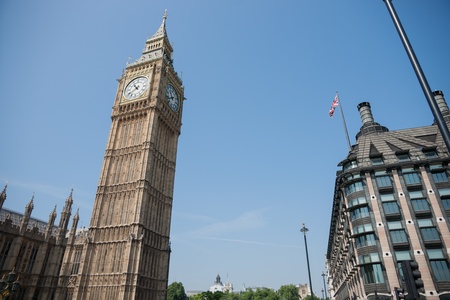 Big ben clock tower, Westminster のeditorial素材