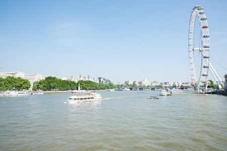 Thames River view from Westminster Bridgeのeditorial素材