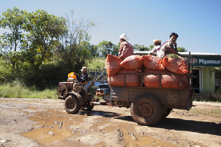 Myanmar travel and people images.のeditorial素材