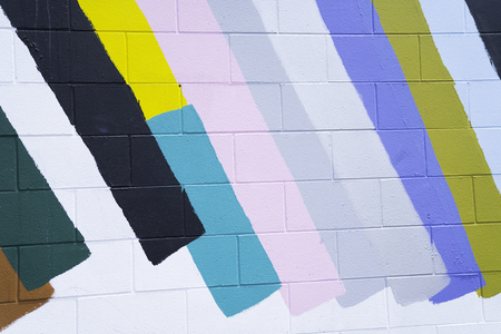 Abstract diagonal painted color patternの写真素材