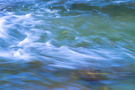 Autumn color foliage lines Tobins Track walk along Arrow River, Arrowtown,New Zealand.