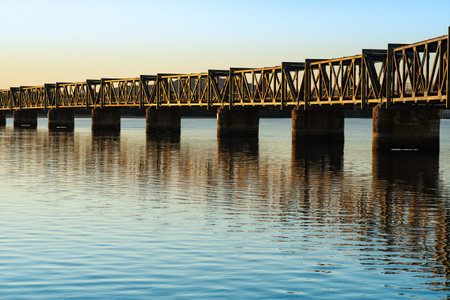Tauranga Railway Bridge from downtown to Matapihi.