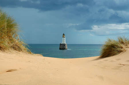 Rattray Head lighthouseの写真素材