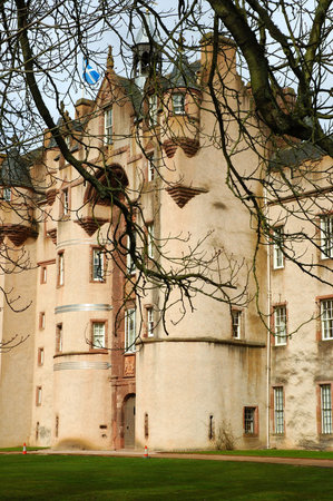 Fyvie Castle Aberdeenshire Scotlandの写真素材