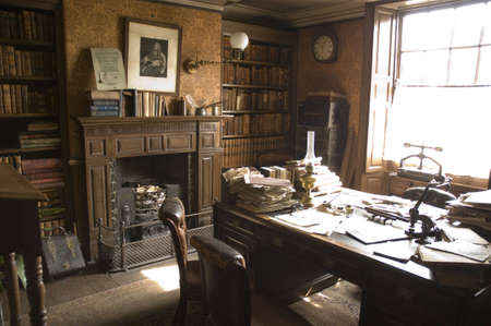 Solicitors office during the reign of Queen Victoris in the UKの写真素材