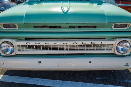 Daytona Beach, FL / USA - March 25, 2018: 1965 Chevrolet C10 pickup truck at the Spring 2018 Daytona...