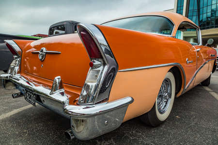 Tybee Island, GA / USA - October 14, 2017: 1956 Buick Special hardtop at a local car show.のeditorial素材