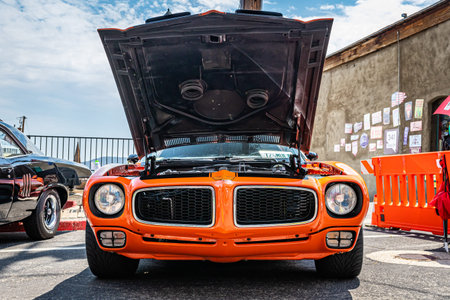Virginia City, NV - July 30, 2021: 1972 Pontiac Firebird Formula at a local car show.