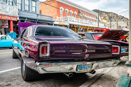 Virginia City, NV - July 30, 2021: 1969 Plymouth Road Runner at a local car show.のeditorial素材