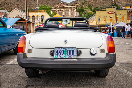 Virginia City, NV - July 31, 2021: 1979 MGB Convertible Sports Car at a local car show.のeditorial素材