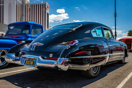Reno, NV - August 4, 2021: 1949 Buick Super Eight Sedanet Coupe at a local car show.のeditorial素材