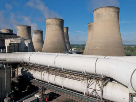 Coal fired power stationの写真素材