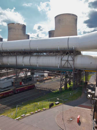 Coal fired power stationの写真素材