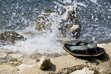sea footwearの写真素材