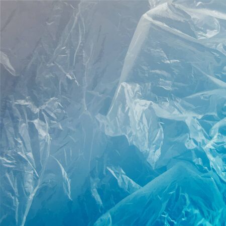 Blue textured background. Vector abstract illustration with waves.のイラスト素材