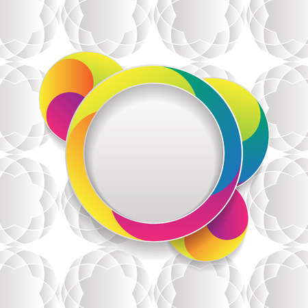 vector colorful design template. abstract rainbow backgroundのイラスト素材