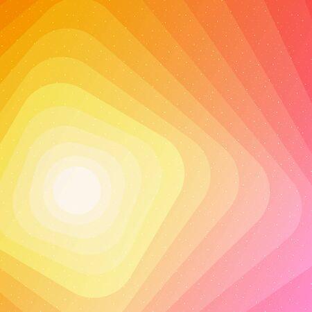 Vector geometric abstract background. Orange backdrop with stripesのイラスト素材