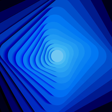 Blue geometric abstract background. Vector texture with stripesのイラスト素材