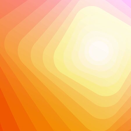 Orange geometric abstract background. Vector backdrop with stripesのイラスト素材