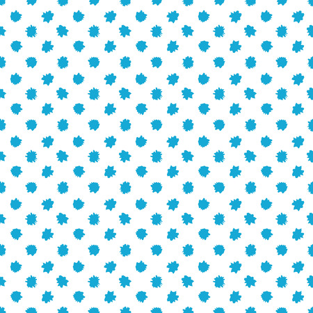Blue and white seamless pattern with dotsのイラスト素材