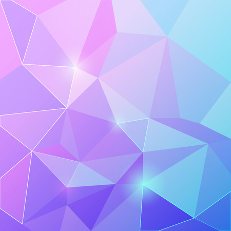 Triangle vector shiny background. Geometric vector abstract illustration.のイラスト素材