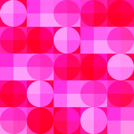 Pink geometric seamless pattern for your design. Vector illustration.のイラスト素材