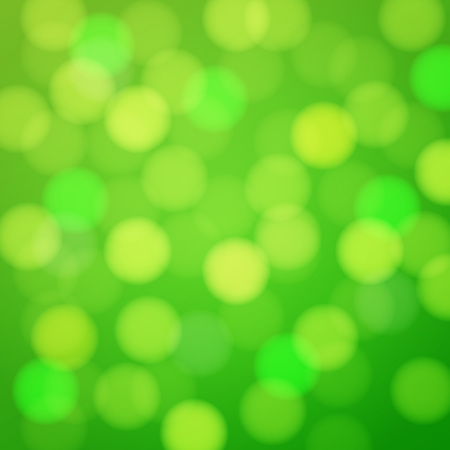 Green shiny bright background. Vector blurred backdrop with glow bokeh.のイラスト素材