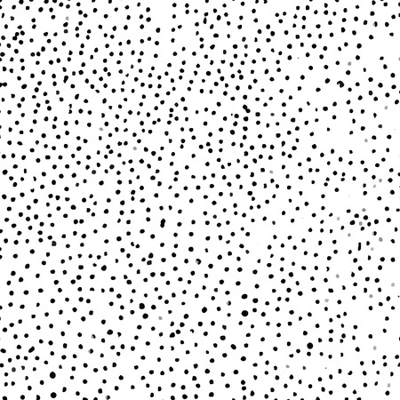Abstract monochrome dotted background. Freehand grunge vector pattern.のイラスト素材