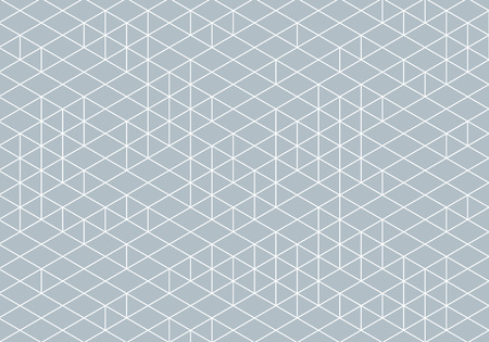 Abstract Isometry Wireframe Drawing. Vector Outline Structure. Projection Background.のイラスト素材