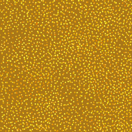 Gold Seamless Pattern with Dots. Random Vector Endless Texture.のイラスト素材