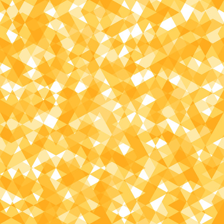 Bright Abstract Seamless Pattern with Yellow and White Lozenges. Vector Geometric Texture.のイラスト素材