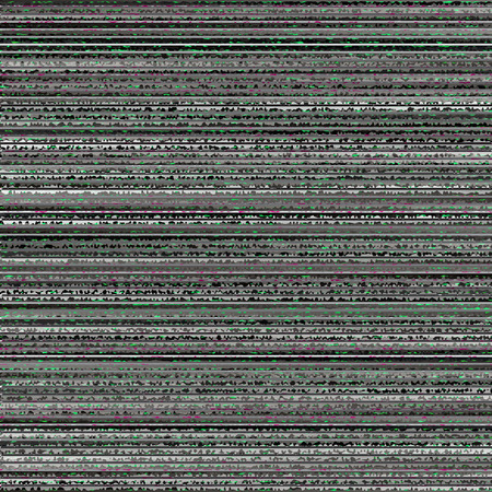 Random Striped Noise Background. Abstract Television Interference. Tech Glitch. Bad TV Signal Illustration.のイラスト素材